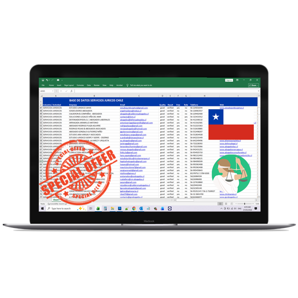 Base de Datos Servicios Legales Chile